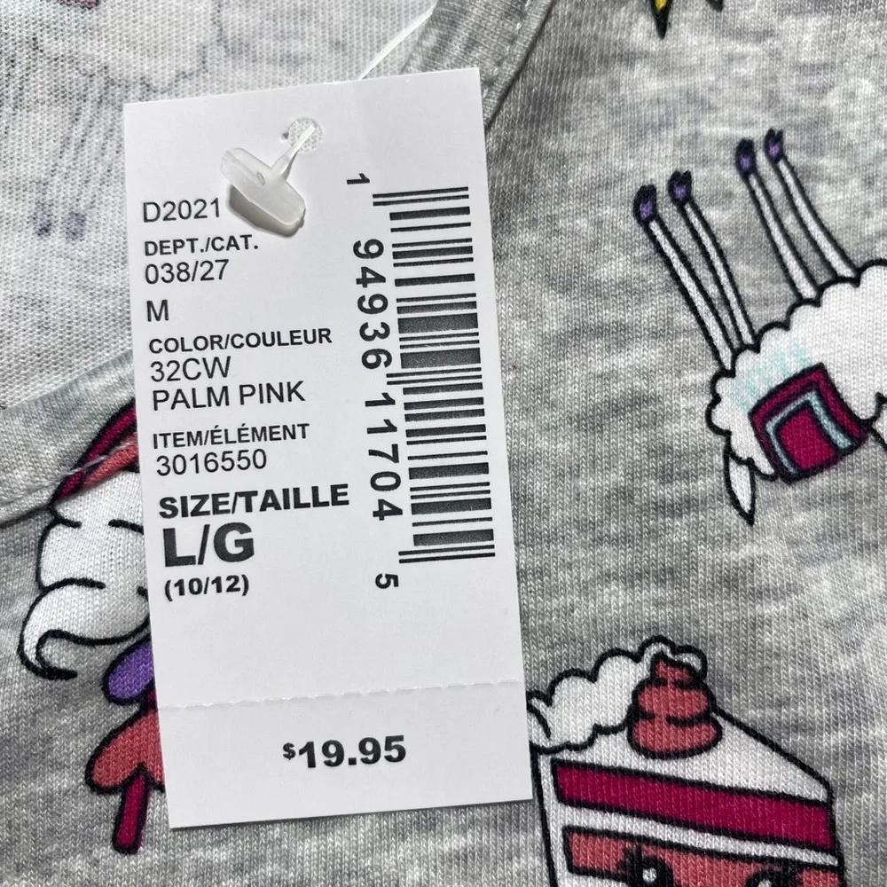 The Children's Place Girls Long Sleeve Printed  Skater Everyday Dress Large Gray - Picture 5 of 10